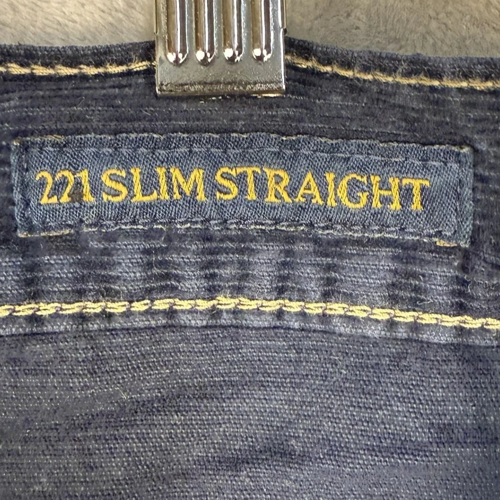 Lucky Brand Mens 221 Slim Straight Corduroy Shorts Navy Blue‎ Size 33